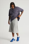 Baggy Track Short, GREY MARLE - alternate image 2