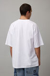 Half Half Oversized T Shirt, HH WHITE/HALF HALF PLANTS - alternate image 3