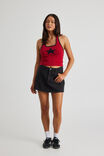 Everyday Denim Mini Skirt, WASHED BLACK - alternate image 1