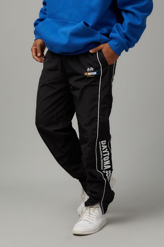 Nascar Street Track Pant, LCN NAC BLACK/NASCAR