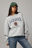 Lcn College Crew Neck Sweater, LCN HAR GREY MARLE/HARVARD - alternate image 3