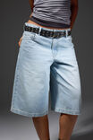 Mega Baggy Jort, OCEAN BLUE - alternate image 2