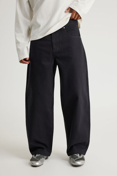Authentics Semi-Barrel Jean, BLACK ONYX