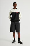 Panelled Nba Crew, LCN NBA WINTER WHITE/BLACK Y2K BULLS - alternate image 2