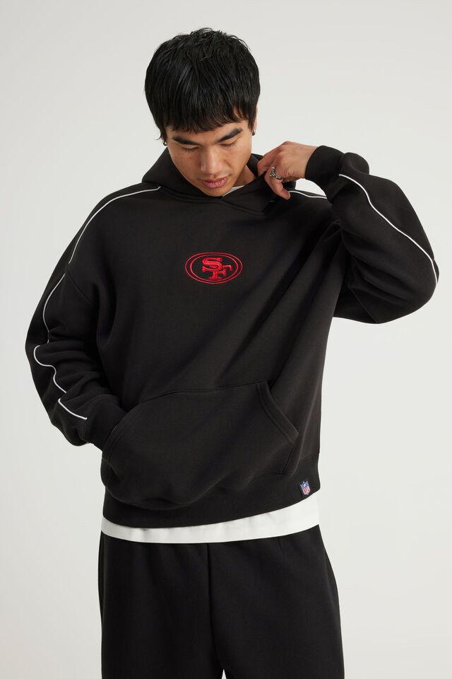 Nfl Hoodie, LCN NFL BLACK/49ERS