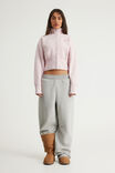 Funnel Neck Zip Through, OG WASHED PINK DUST/ OG SPORT - example image 2