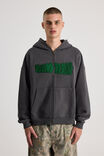 Half Half Zip Thru Hoodie, HH SLATE/HALF SHUFFLE - alternate image 1