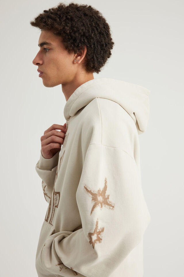 Notion Zip Thru Hoodie, NTN WASHED PEBBLE/OVERRIDE
