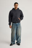 Authentics Boxy Zip Thru Hoodie, ICED LAGOON - alternate image 2