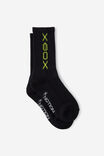 Unisex Rib Sock - Lcn, LCN XBOX X NOTION BLK SML LOGO - example image 1