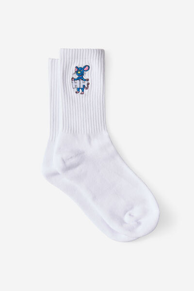 Unisex Rib Sock - Extra, HH BLUE RAT