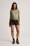Stretch Denim Short, EXTREME BLACK WASH - alternate image 2