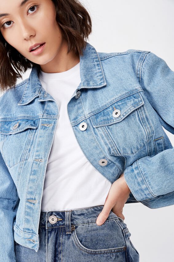 Classic Denim Jacket, THRIFT BLUE