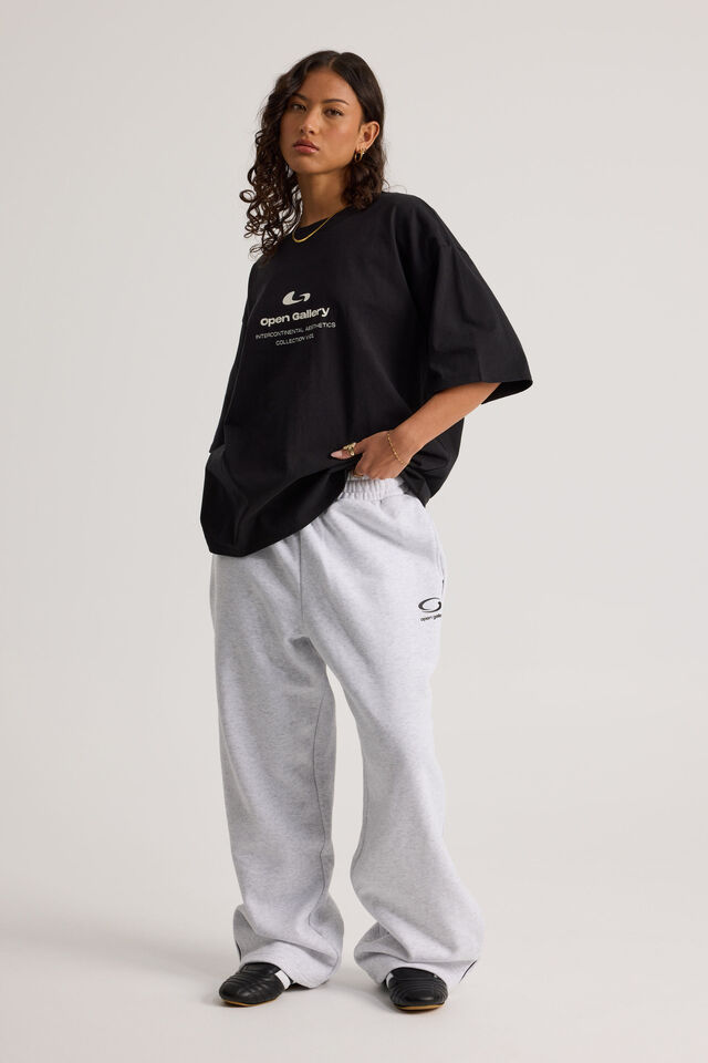 Open Gallery Vintage Heavyweight Cropped Tshirt, OG BLACK/INTERCONTINENTAL AESTHETICS