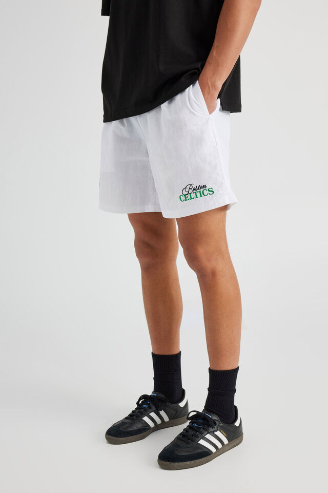 Nba Street Short, LCN NBA WHITE/BOSTON CELTICS SCRIPT