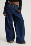 Mid Rise Baggy Jean, RINSED INDIGO - alternate image 4