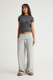 Fitted Graphic Tee, SLATE / STUDDED FLEUR DE LIS - example image 2