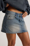 Everyday Denim Skirt, WASHED OUT BLUE - alternate image 4