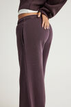 Classic Wide Leg Trackpant, WASHED FROZEN BERRY - example image 1