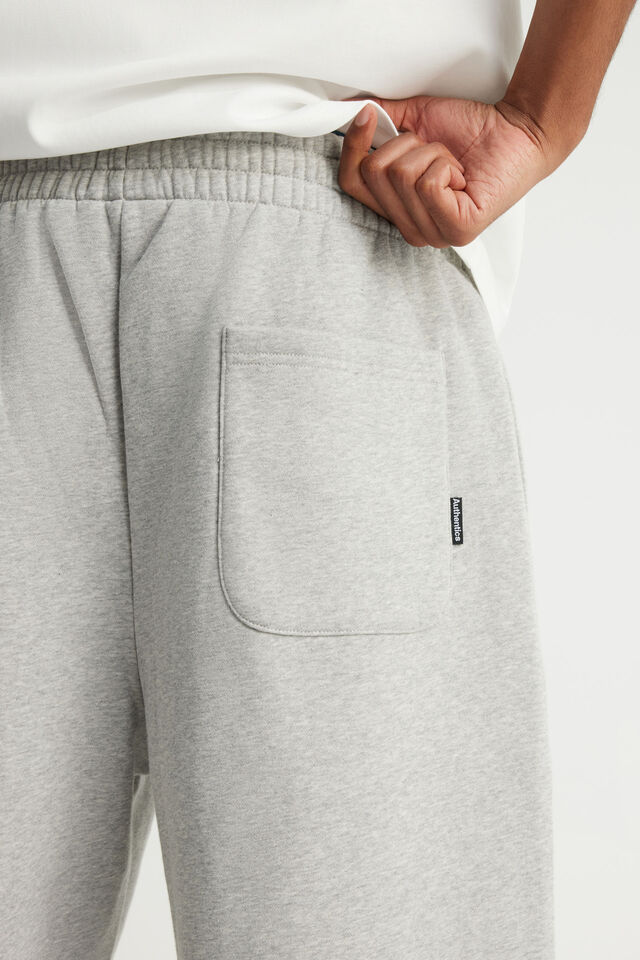Authentics Baggy Track Short, GREY MARLE