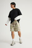 Nfl Basketball Short, LCN NFL COFFEE STAIN CAMO/RAIDERS - example image 2