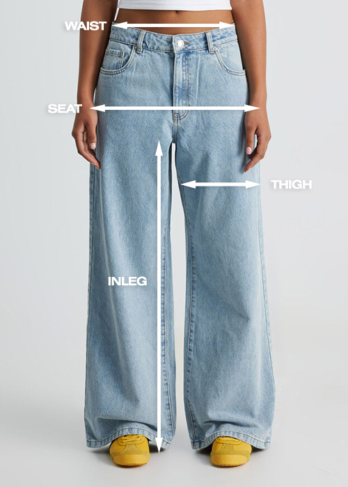 Women's Jeans. How to measure for the perfect fit.