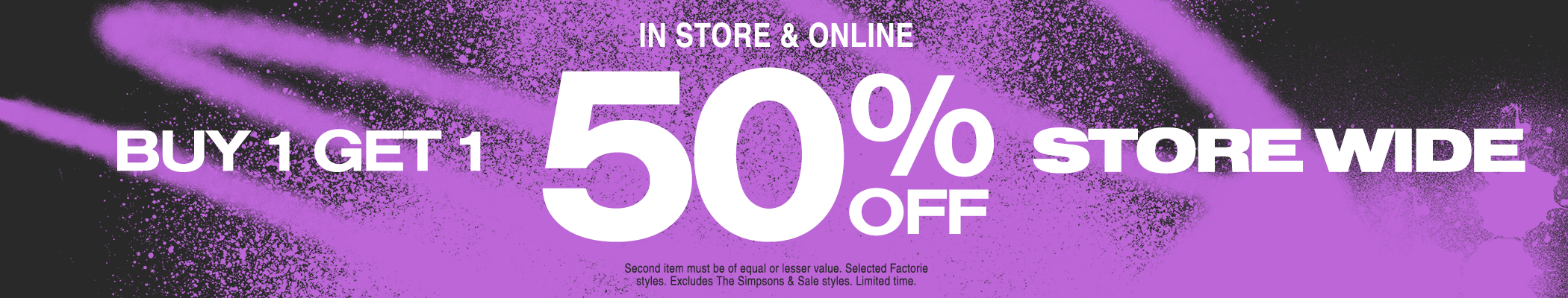 Buy One Get One 50% Off