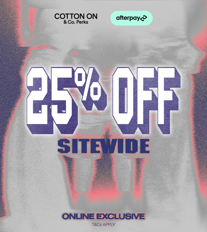 25% off – shop now!