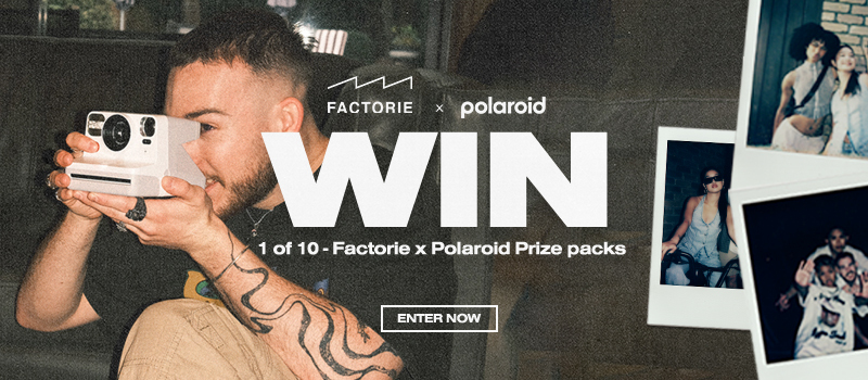 WIN | 1 of 10 Factorie x Polaroid Prize Packs