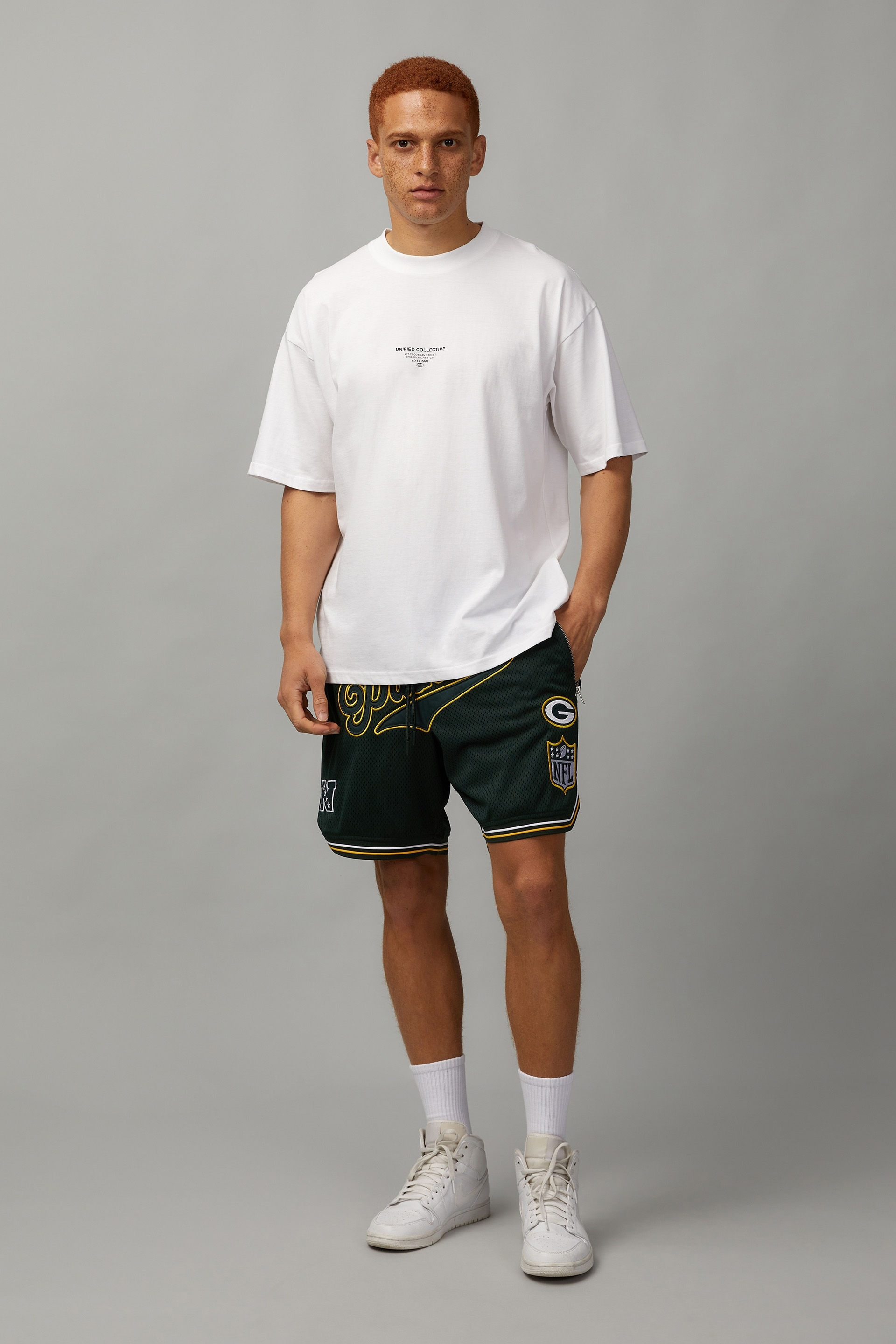 Green 2025 basketball shorts