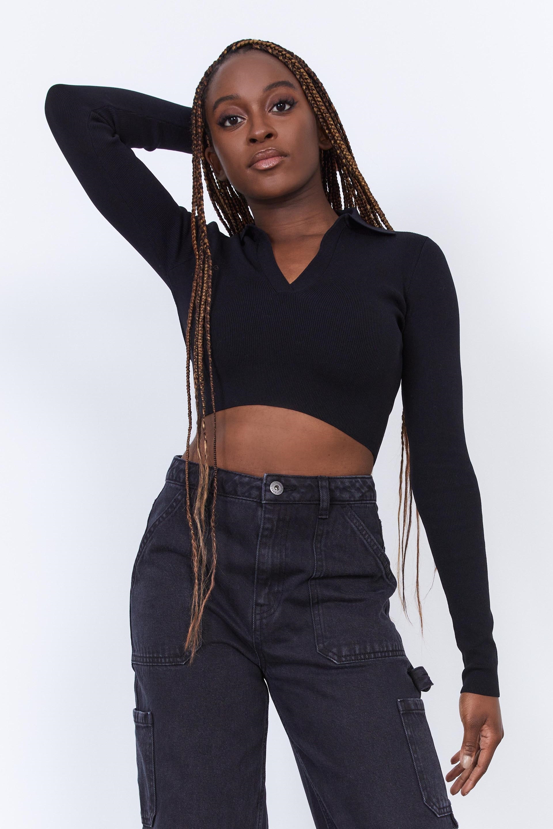 Knit Ultra Crop Long Sleeve