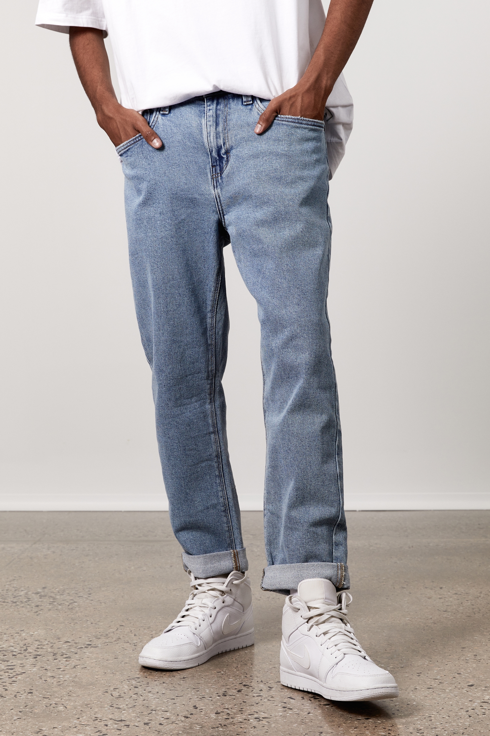 full blue relaxed fit jeans