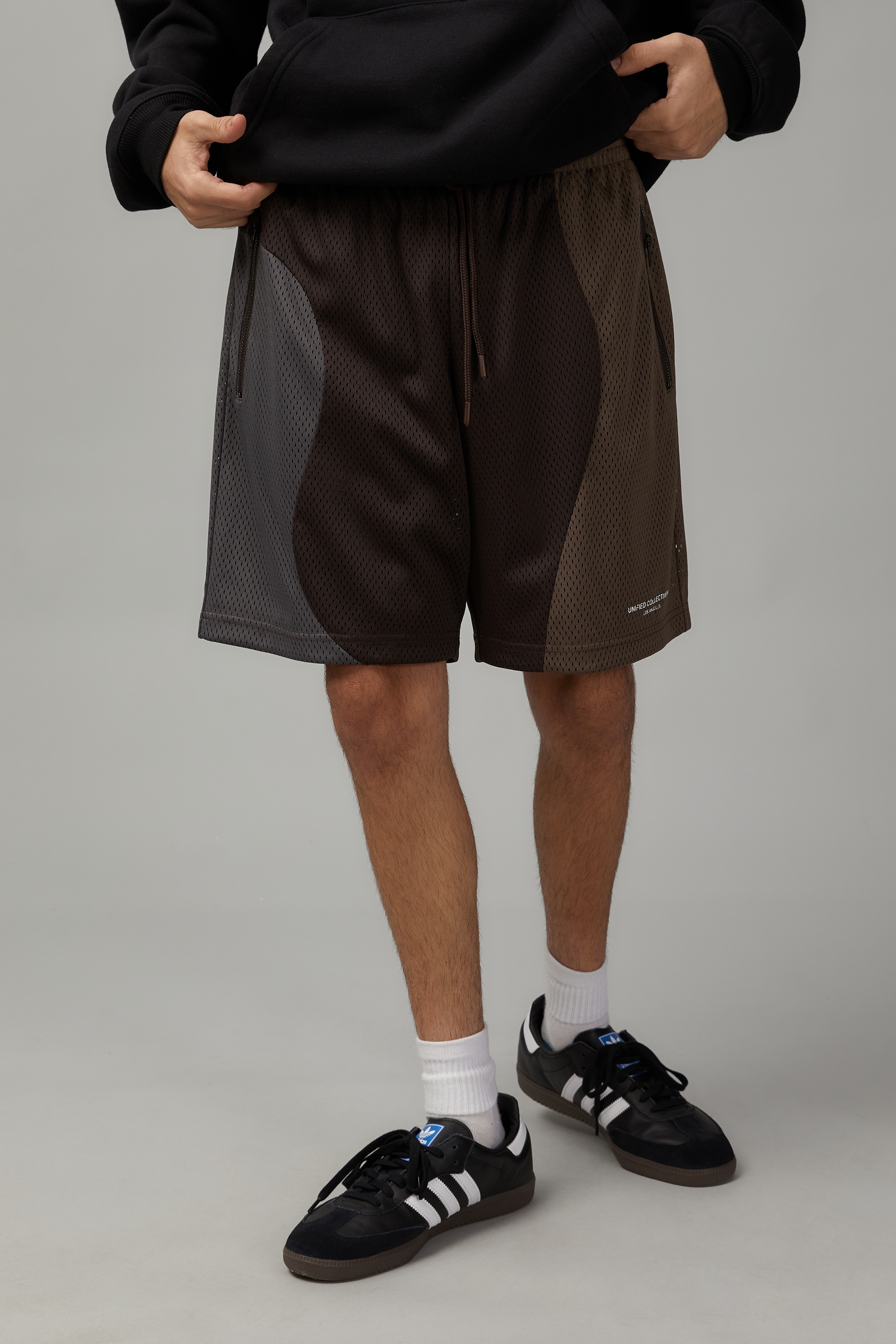 Panelled Basketball Short