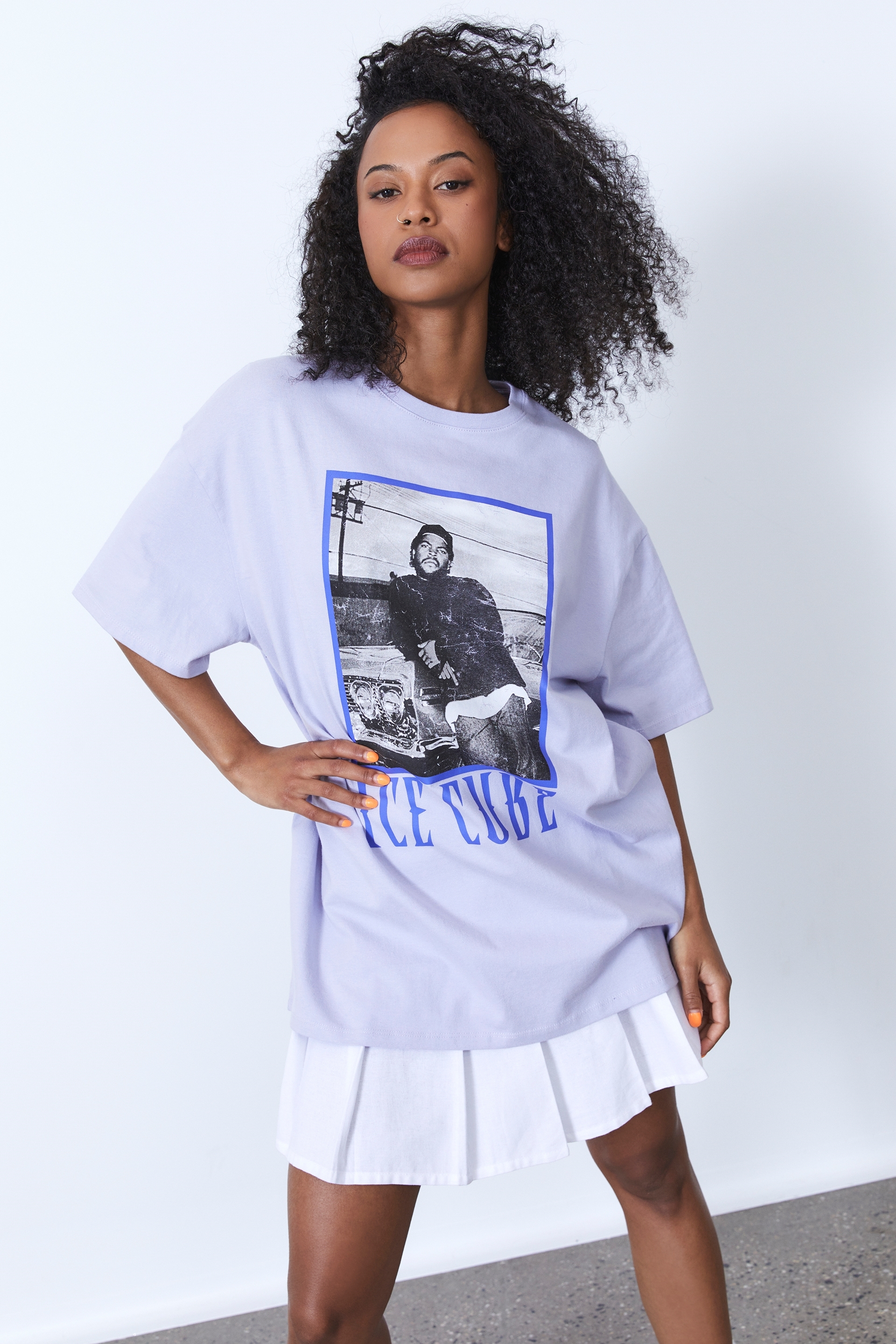 Lcn Music Merch Oversized Graphic Tee