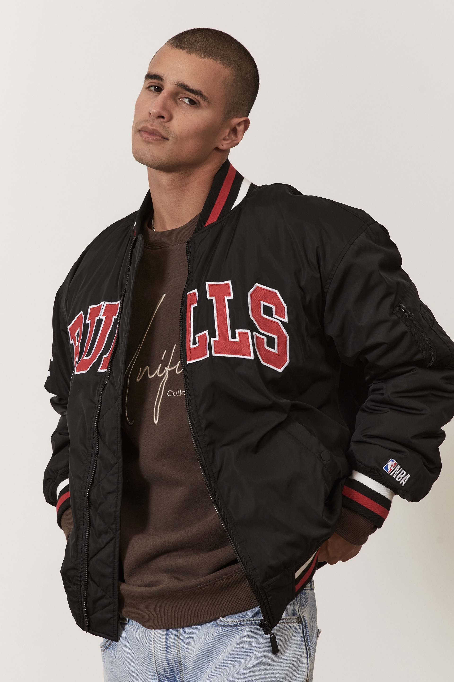 bomber jacket bulls